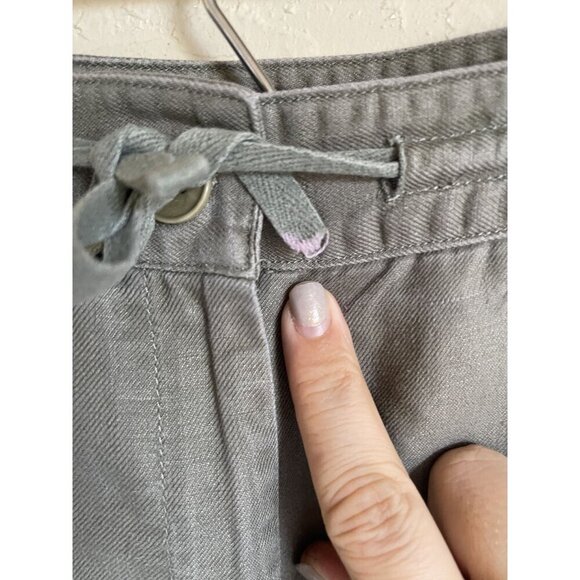 Talbots Signature Size 12 Light Green Cotton Blend Classic Straight Leg Ankle Le - Picture 3 of 9